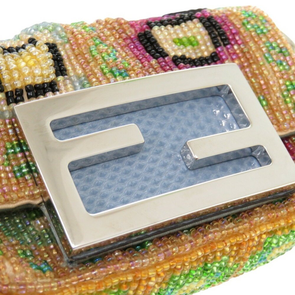 Fendi Nano Baguette Beads Multicolor Shoulder Bag 0481FENDI - Picture 7 of 11
